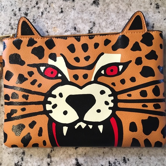 ASOS Handbags - EUC Tiger Clutch / Wristlet - Paperchase for ASOS